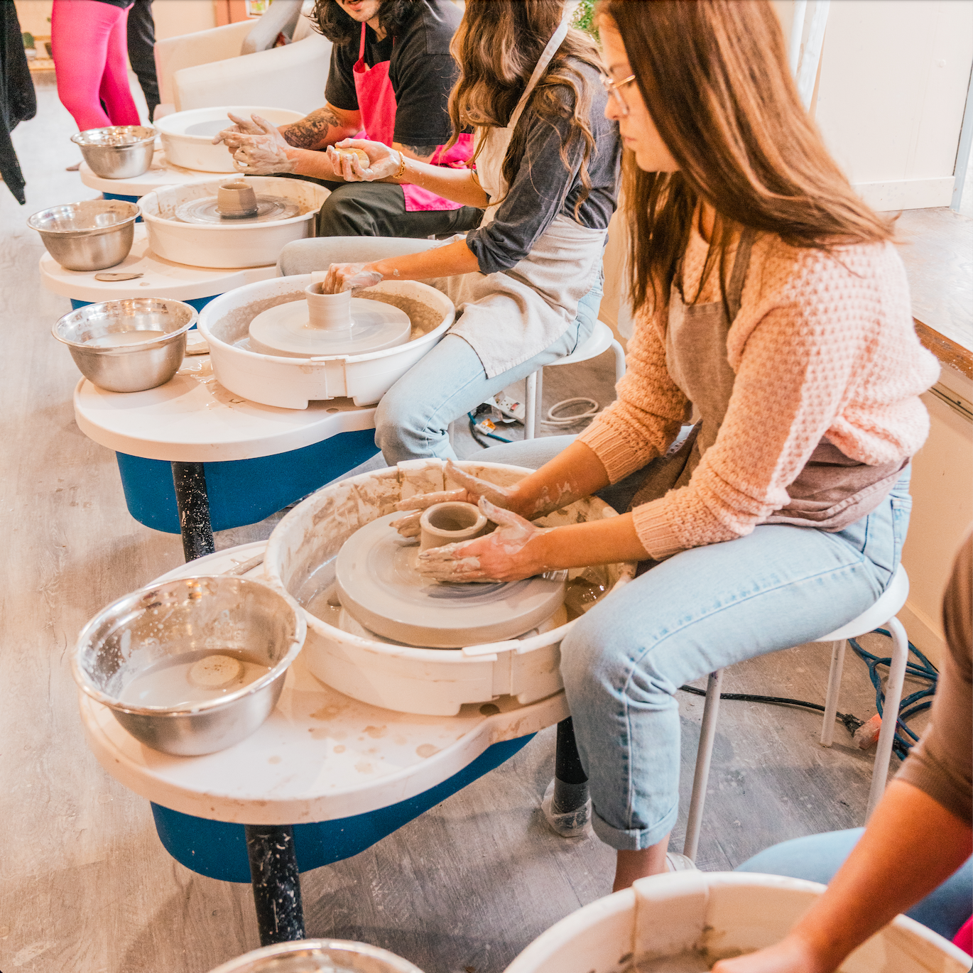2-HR Pottery Wheel Class for Beginners